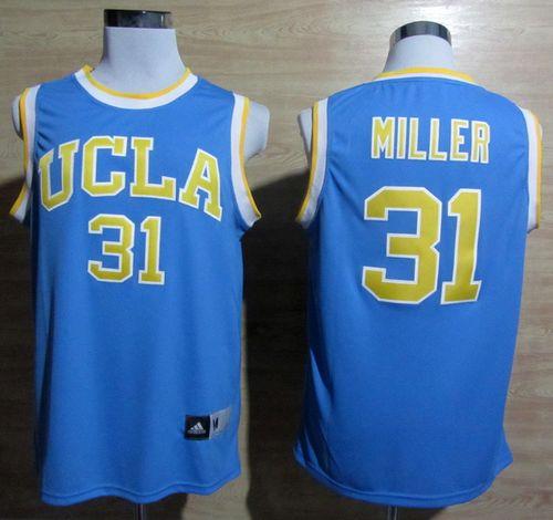Bruins #31 Reggie Miller Blue Basketball Stitched NCAA Jersey