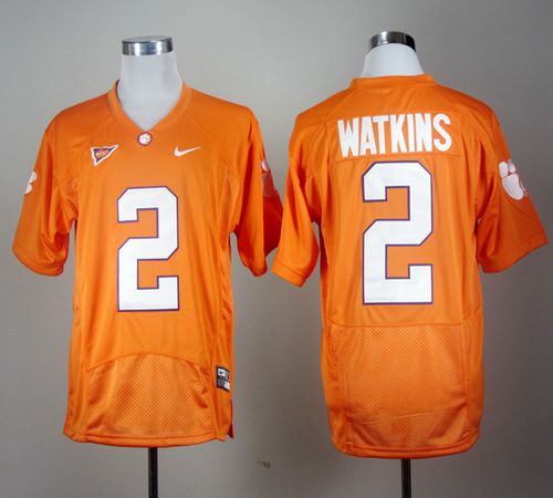 Tigers #2 Sammy Watkins Orange Pro Combat Stitched NCAA Jersey