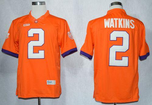Tigers #2 Sammy Watkins Orange Limited Stitched NCAA Jersey