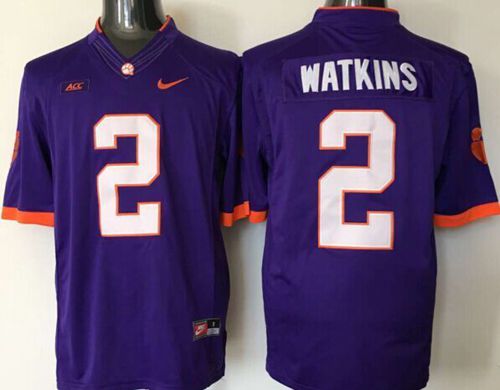 Tigers #2 Sammy Watkins Purple Limited Stitched NCAA Jersey