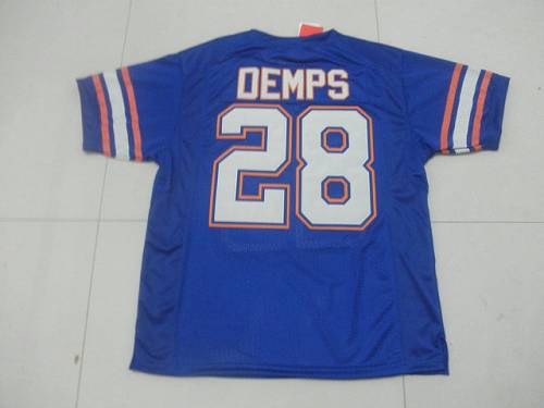 Gators #28 Jeff Demps Blue Stitched NCAA Jersey