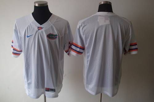 Gators Blank White Stitched NCAA Jersey