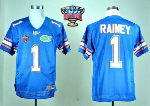 Gators #1 Chris Rainey Blue Allstate Sugar Bowl Stitched NCAA Jersey