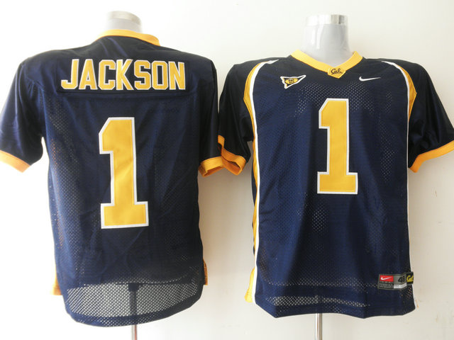 Golden Bears #1 DeSean Jackson Blue Stitched NCAA Jersey