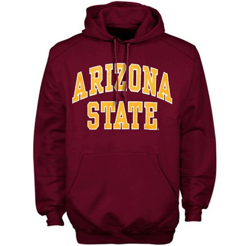 Arizona State Sun Devils Bold Arch Hoodie Maroon