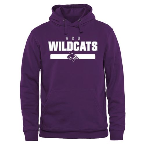 Abilene Christian University Wildcats Team Strong Pullover Hoodie Purple