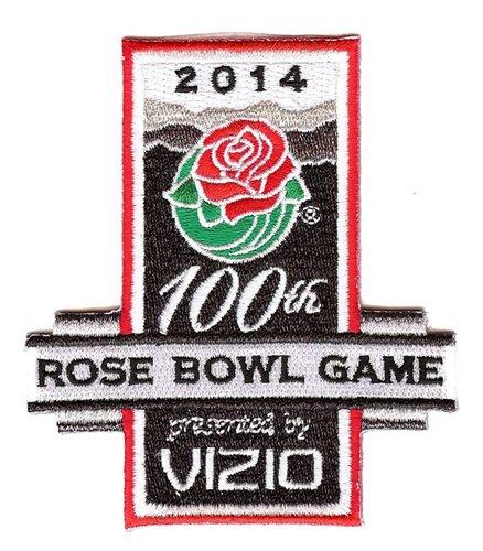 Stitched 2014 Vizio Rose Bowl Game in Pasadena Jersey Patch 100th Anniversary (Stanford vs. Michigan State)