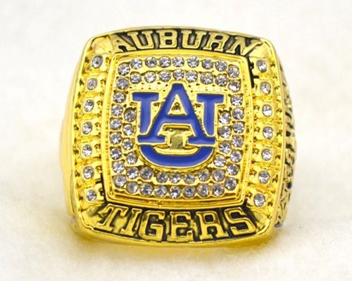NCAA Auburn Tigers World Champions Gold Ring_1