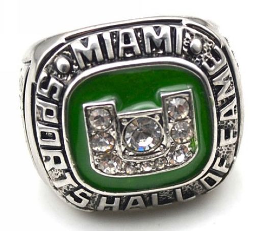 NCAA Miami Hurricanes World Champions Silver Ring_1