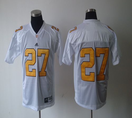 Vols #27 Arian Foster White Stitched NCAA Jersey
