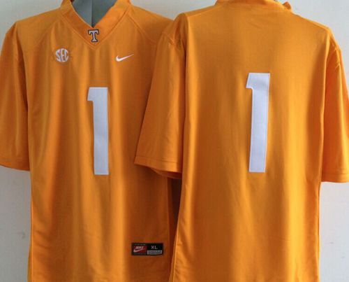 Vols #1 Orange Stitched NCAA Jersey