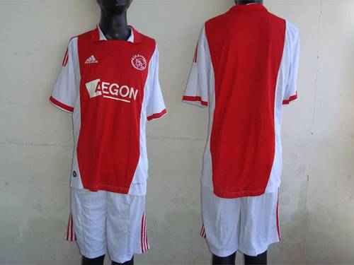 Ajax Blank 2011/2012 Red Home Soccer Club Jersey