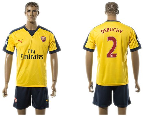 Arsenal #2 Debuchy Away Soccer Club Jersey