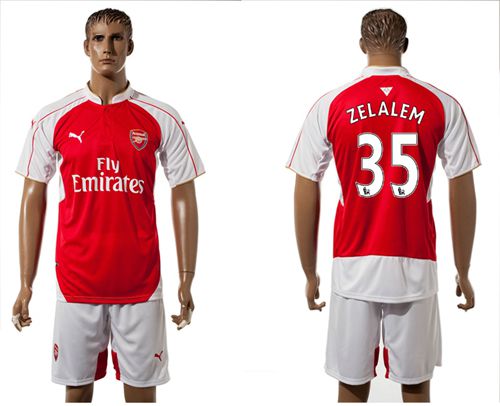 Arsenal #35 Zelalem Red Soccer Club Jersey