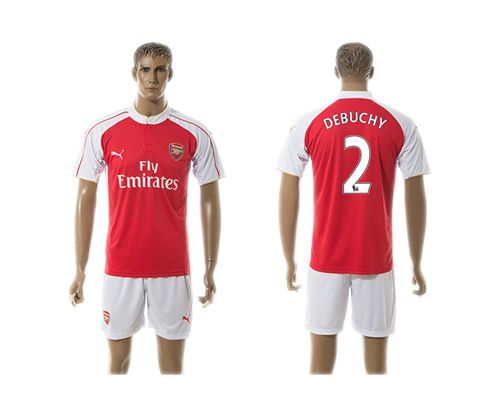 Arsenal #2 Debuchy Red Soccer Club Jersey