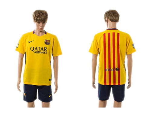 Barcelona Blank Away Soccer Club Jersey