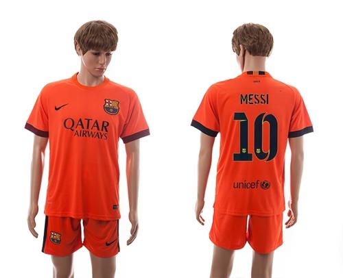 Barcelona #10 Messi Away Soccer Club Jersey