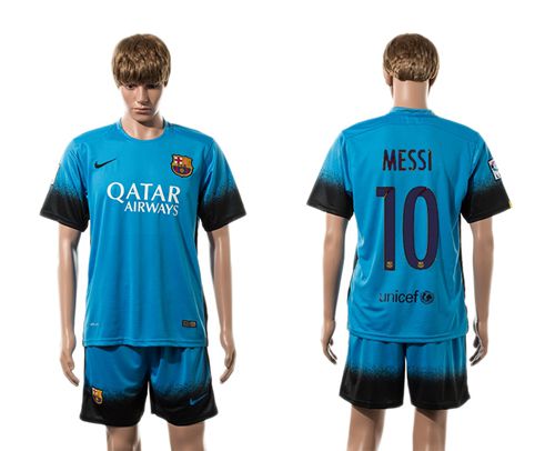 Barcelona #10 Messi Sec Away Soccer Club Jersey