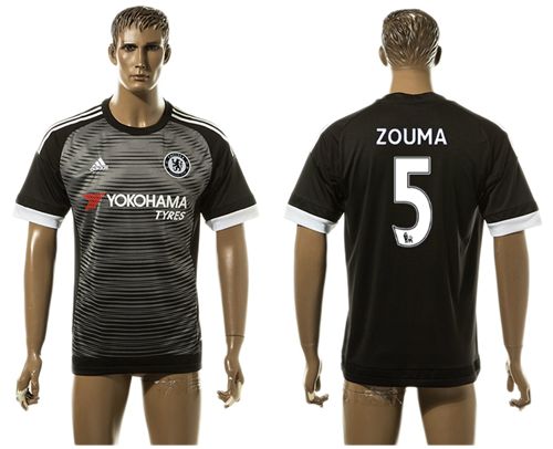 Chelsea #5 Zouma SEC Away Soccer Club Jersey