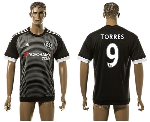 Chelsea #9 Torres SEC Away Soccer Club Jersey