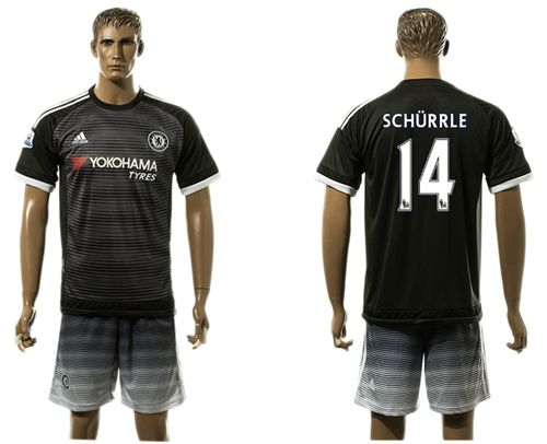 Chelsea #14 Schurrle Black Soccer Club Jersey