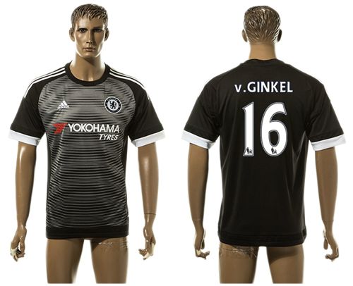 Chelsea #16 v,Ginkel SEC Away Soccer Club Jersey