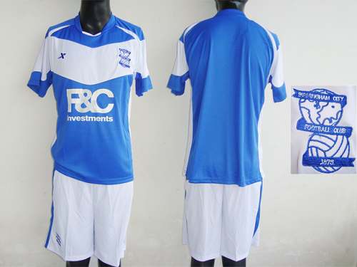 Birmingham City Blank Blue Home Soccer Club Jersey