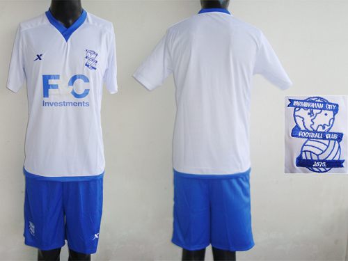 Manchester City #35 Jovetic Home With White Shorts Soccer Club Jersey