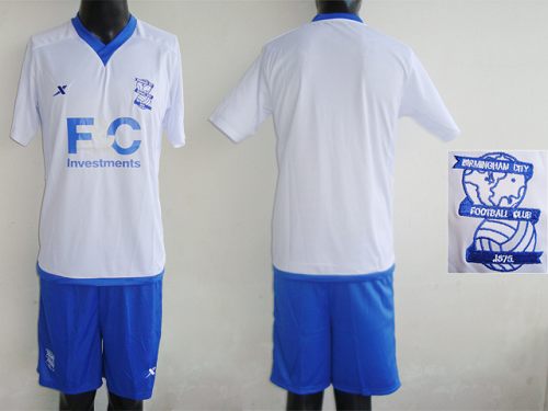 Birmingham City Blank White Away Soccer Club Jersey