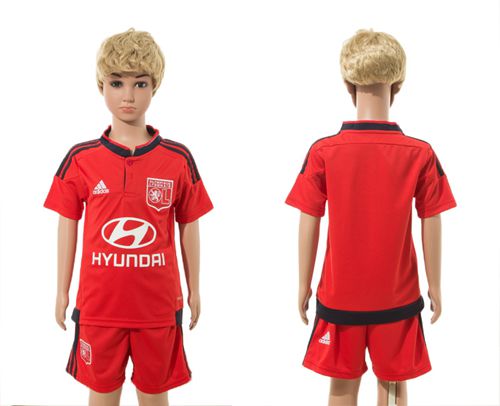 Lyon Blank Away Kid Soccer Club Jersey