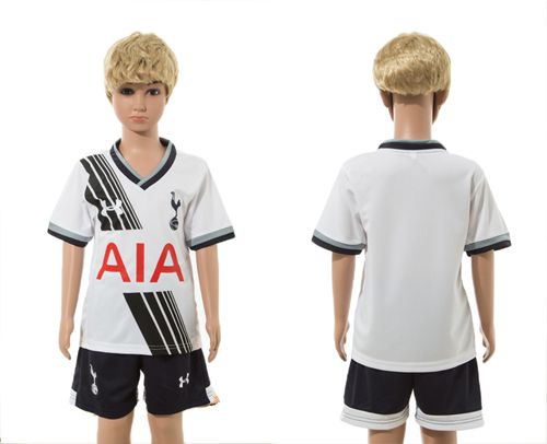 Tottenham Hotspur Blank Home Kid Soccer Club Jersey