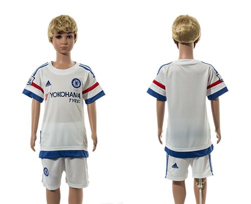 Chelsea Blank Away Kid Soccer Club Jersey