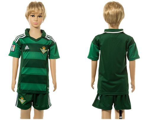 Real Betis Blank Away Kid Soccer Club Jersey