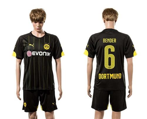 Dortmund #6 Bender Away Soccer Club Jersey