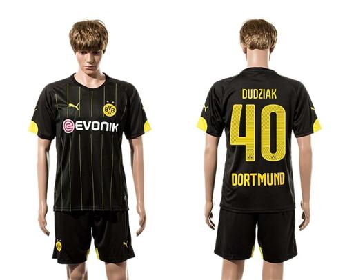 Dortmund #40 Dudziak Away Soccer Club Jersey