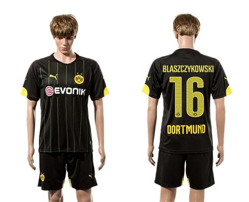 Dortmund #16 Blaszczykowski Away Soccer Club Jersey