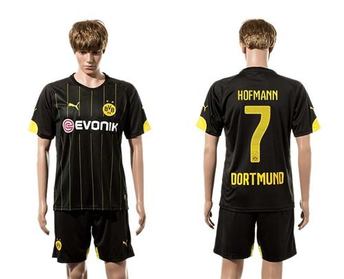 Dortmund #7 Hofmann Away Soccer Club Jersey