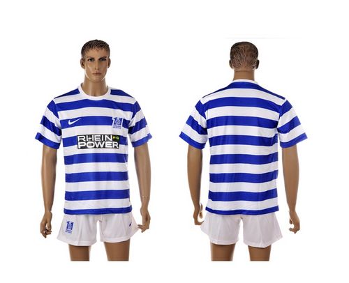 Duisburg Blank Home Soccer Club Jersey