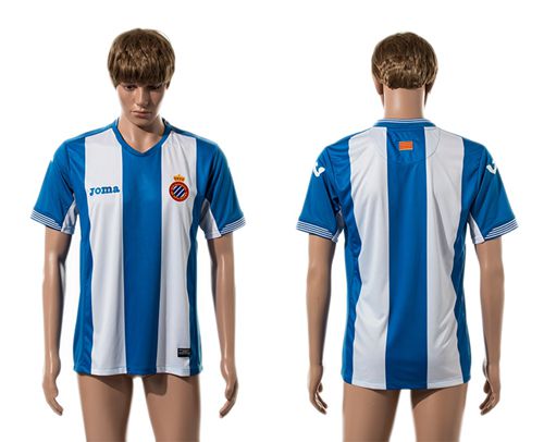 Espanyol Blank Home Soccer Club Jersey