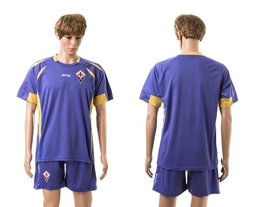 Fiorentina Blank Home Soccer Club Jersey