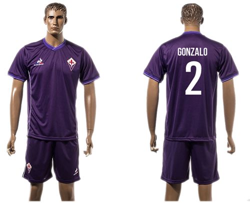 Florence #2 Gonzalo Home Soccer Club Jersey