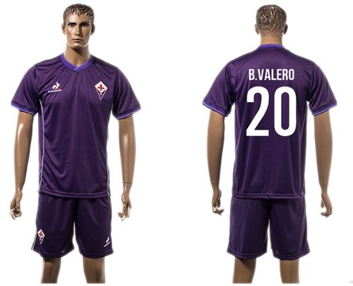 Florence #20 B.Valero Home Soccer Club Jersey
