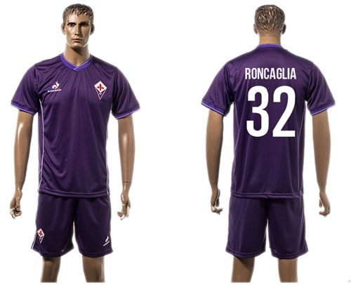 Florence #32 Roncaglia Home Soccer Club Jersey