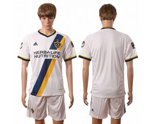 Los Angeles Galaxy Blank Home Soccer Club Jersey