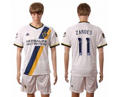 Los Angeles Galaxy #11 Zardes Home Soccer Club Jersey