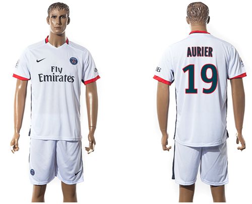 Paris Saint Germain #19 Aurier Away Soccer Club Jersey