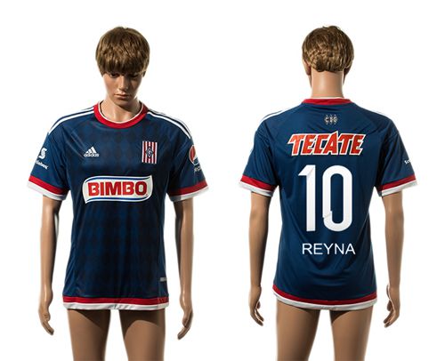 Guadalajara #10 Reyna Away Soccer Club Jersey