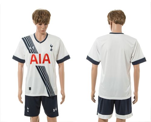 Tottenham Hotspur Blank White Home Soccer Club Jersey