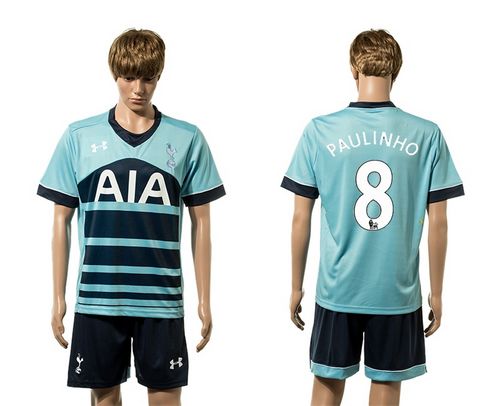 Tottenham Hotspur #8 Paulinho Away Soccer Club Jersey