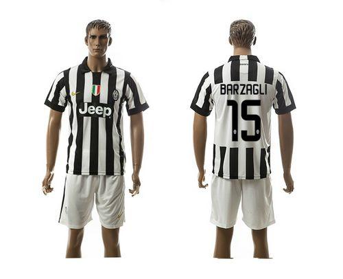 Juventus #15 Barzagli Home Soccer Club Jersey